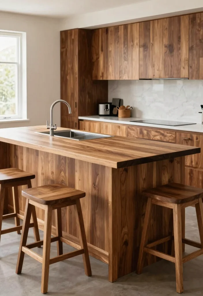 12 Oak Kitchen Ideas with Warm Natural Wood 14 12 Oak Kitchen Ideas with Warm Natural Wood 4. Statement Islands with Oak Detailing 0