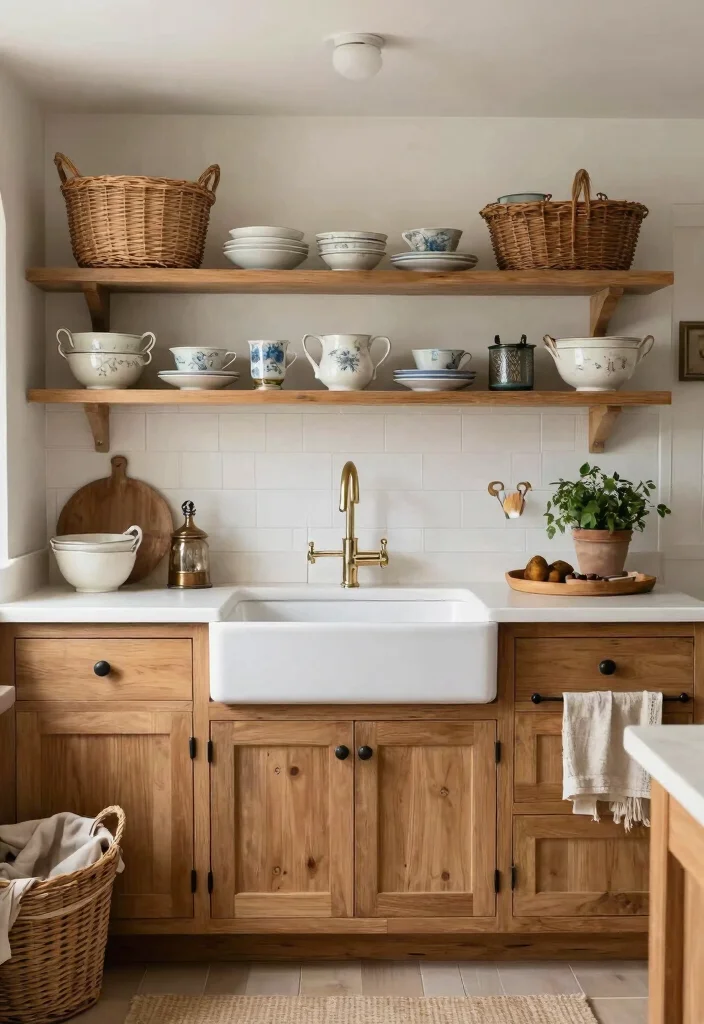 12 Oak Kitchen Ideas with Warm Natural Wood 25 12 Oak Kitchen Ideas with Warm Natural Wood 5. Farmhouse Aesthetics with Oak Elements 0