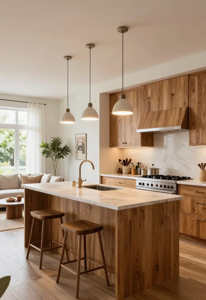 12 Oak Kitchen Ideas with Warm Natural Wood 37 12 Oak Kitchen Ideas with Warm Natural Wood 7. Open Concept Kitchens with Oak Features 0