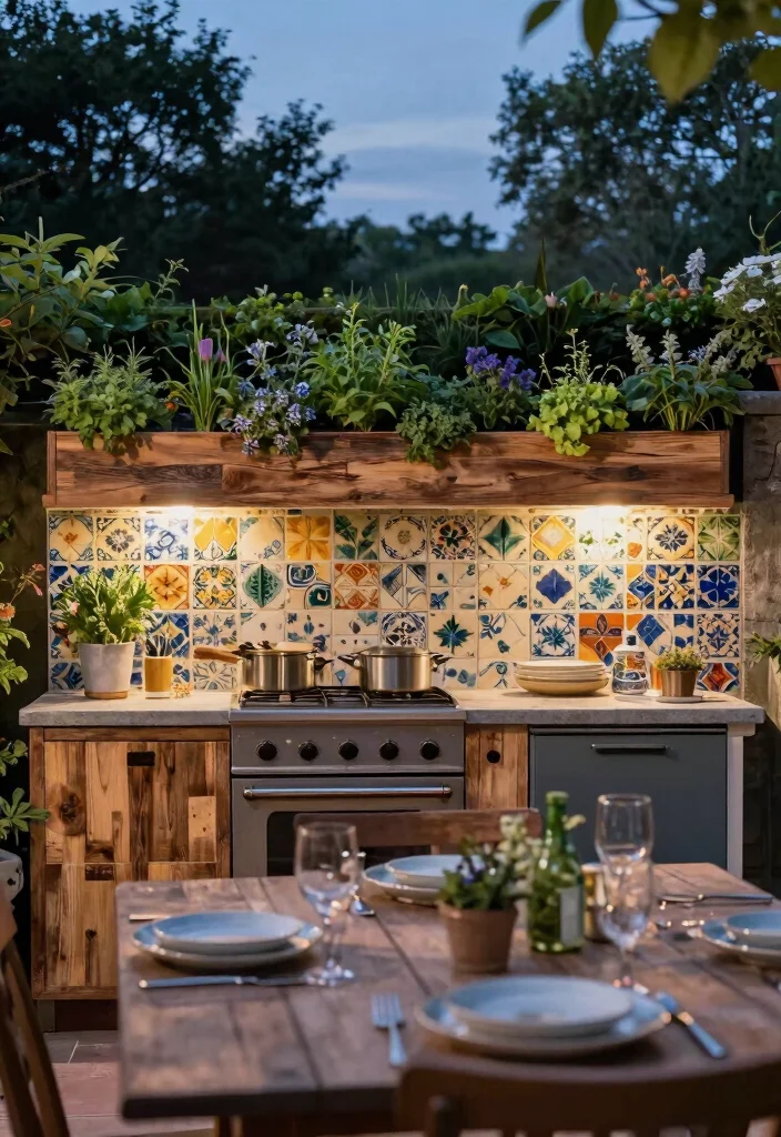12 Outdoor Kitchen Backsplash Ideas for Stylish Durability Conclusion 0