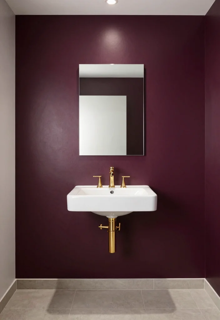 12 Plum Bathroom Ideas for a Rich Elegant Color Palette 1 12 Plum Bathroom Ideas for a Rich Elegant Color Palette 1. Elegant Plum Accent Walls 0