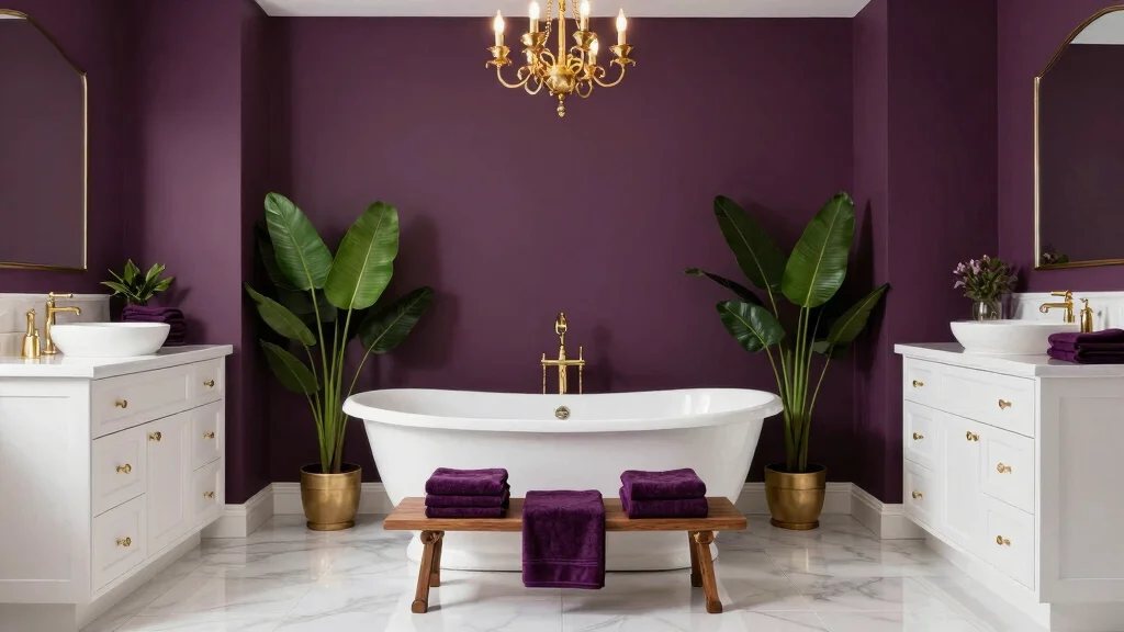 12 Plum Bathroom Ideas for a Rich Elegant Color Palette