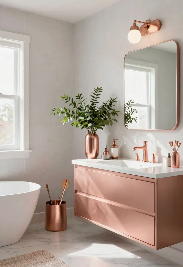 12 Rose Gold Bathroom Decor Ideas for a Soft Luxury Touch 63 12 Rose Gold Bathroom Decor Ideas for a Soft Luxury Touch Conclusion 0