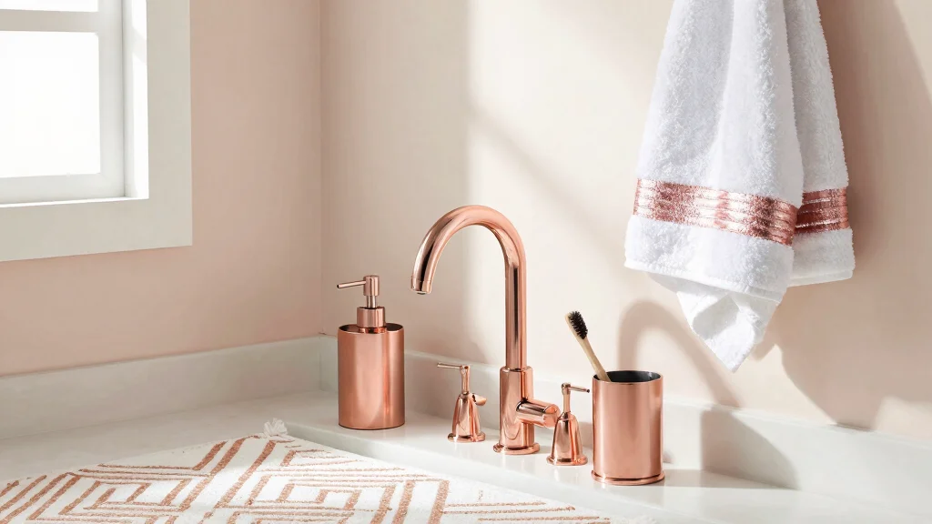 12 Rose Gold Bathroom Decor Ideas for a Soft Luxury Touch