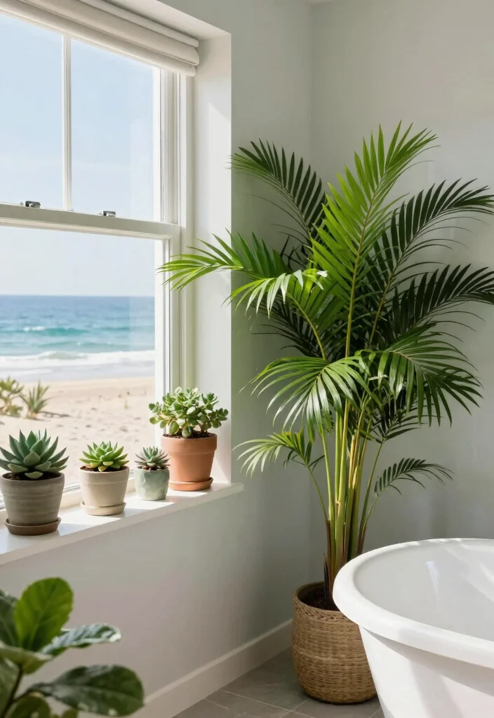 12 Sea Inspired Bathroom Ideas with Coastal Calm 50 12 Sea Inspired Bathroom Ideas with Coastal Calm 10. Coastal Greenery 0