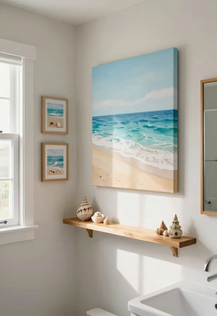 12 Sea Inspired Bathroom Ideas with Coastal Calm 26 12 Sea Inspired Bathroom Ideas with Coastal Calm 6. Ocean Inspired Wall Art 0