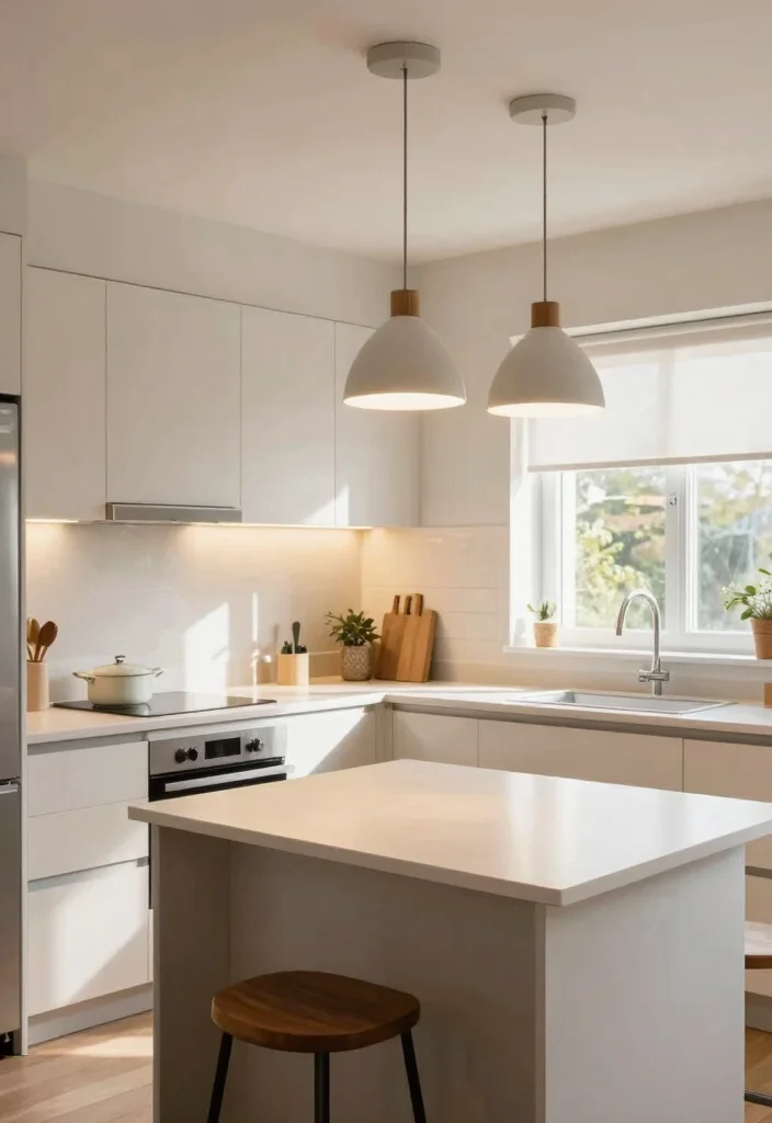 12 Small Closed Kitchen Ideas for Compact Homes 28 12 Small Closed Kitchen Ideas for Compact Homes 8. Clever Light Fixtures 0