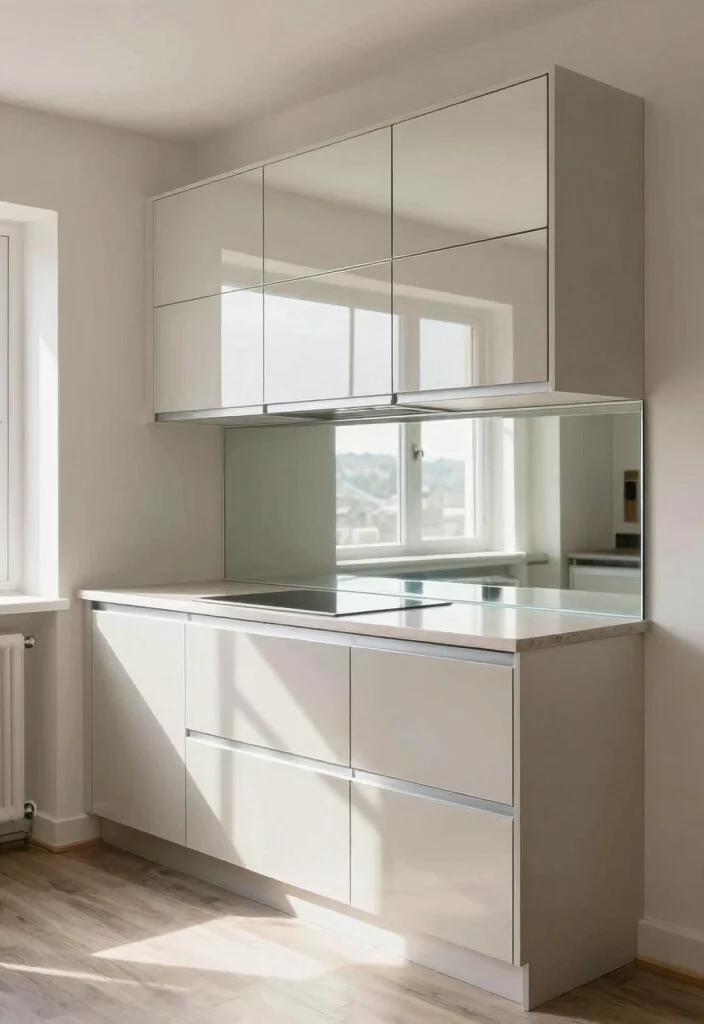 12 Small Closed Kitchen Ideas for Compact Homes 39 12 Small Closed Kitchen Ideas for Compact Homes 9. Use of Mirrors to Create Space 0