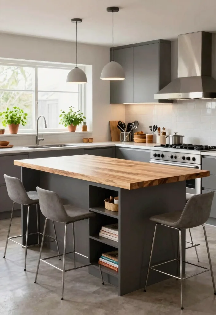 12 Small House Kitchen Ideas with Smart Layouts 2 12 Small House Kitchen Ideas with Smart Layouts 2. Multi Functional Island 0