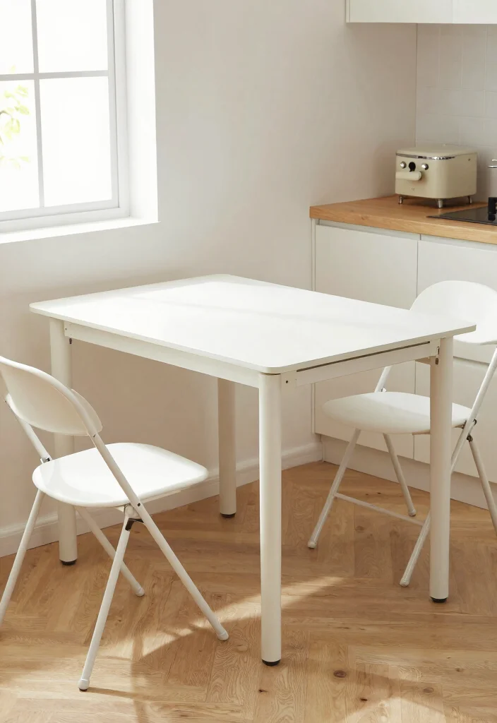 12 Small House Kitchen Ideas with Smart Layouts 16 12 Small House Kitchen Ideas with Smart Layouts 6. Foldable Furniture 0