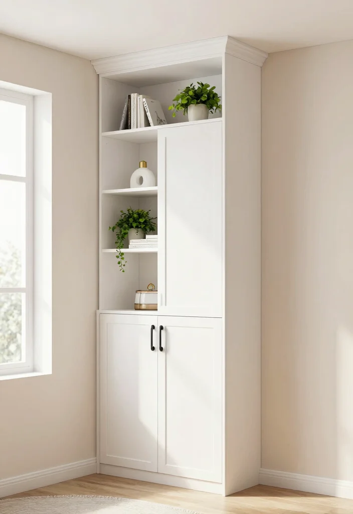 12 Small Space Bedroom Cabinet Ideas for Smart Storage 1. Vertical Cabinets 0