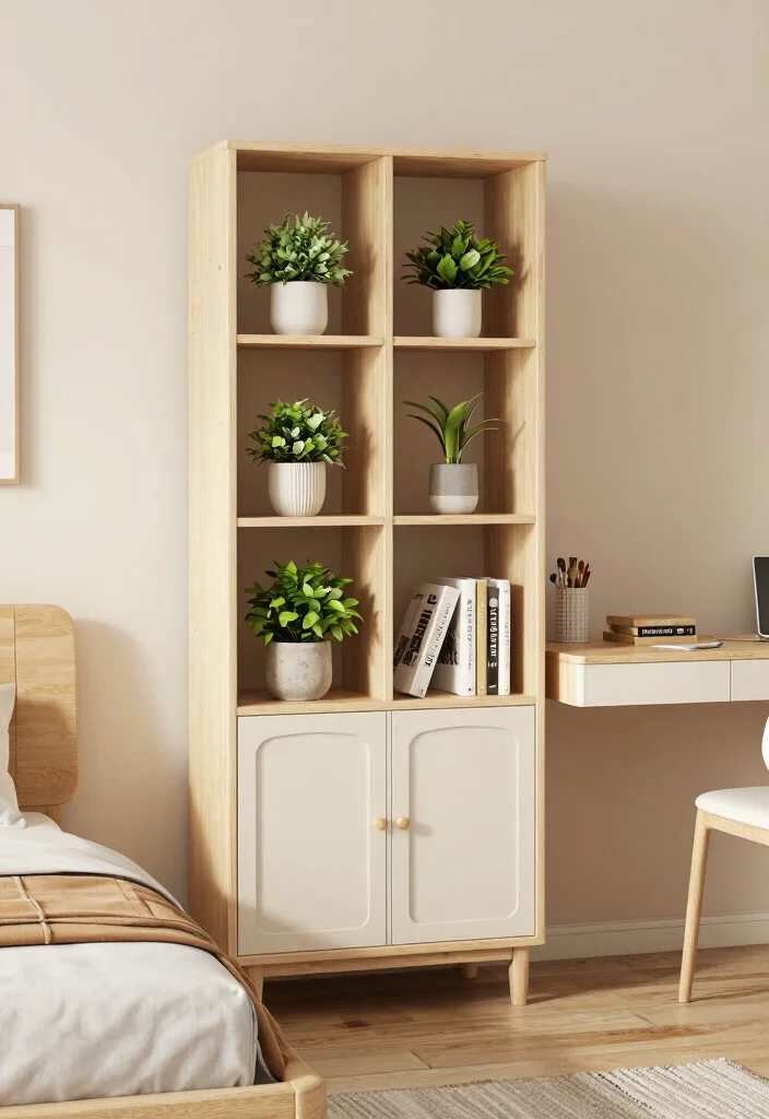 12 Small Space Bedroom Cabinet Ideas for Smart Storage 11. Room Divider Cabinets 0