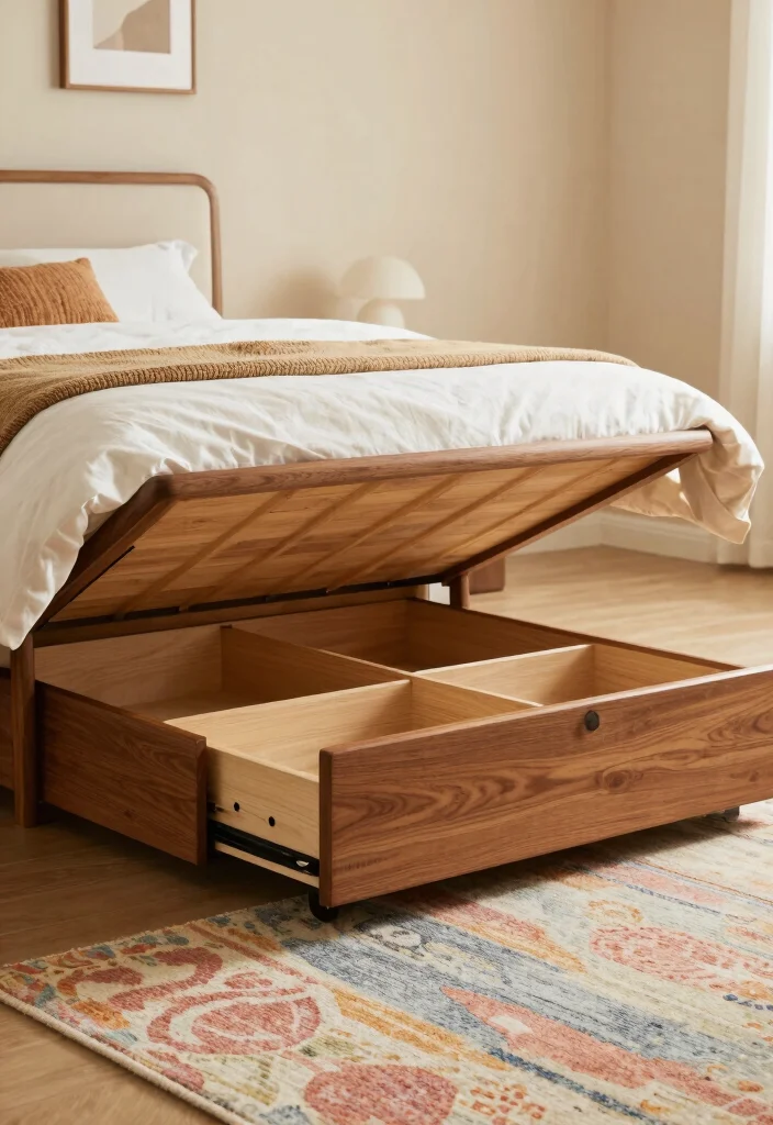 12 Small Space Bedroom Cabinet Ideas for Smart Storage 2. Under Bed Drawers 0