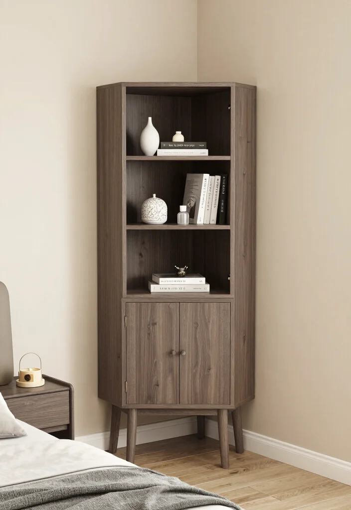 12 Small Space Bedroom Cabinet Ideas for Smart Storage 5. Corner Cabinets 0