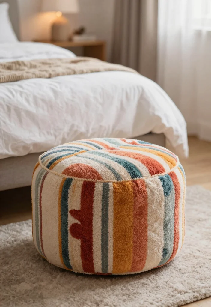 12 Small Space Bedroom Cabinet Ideas for Smart Storage 7. Ottoman Storage 0