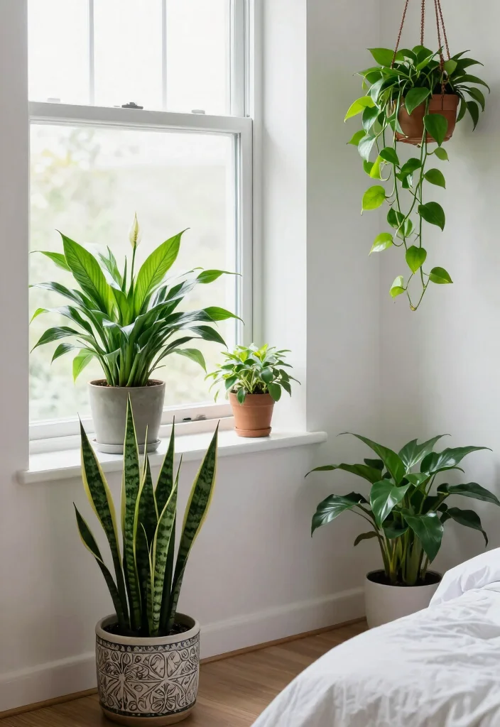 12 Spacious Bedroom Ideas for Open Relaxed Layouts 60 12 Spacious Bedroom Ideas for Open Relaxed Layouts 10. Incorporate Plants for Life 0