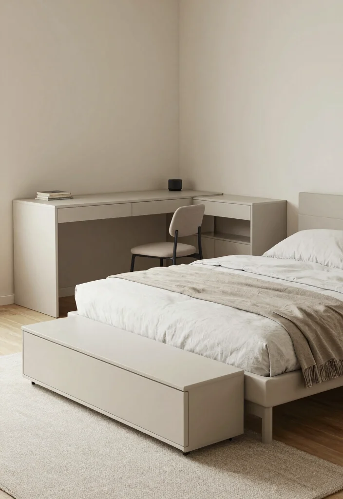 12 Spacious Bedroom Ideas for Open Relaxed Layouts 25 12 Spacious Bedroom Ideas for Open Relaxed Layouts 5. Functional Furniture Choices 0