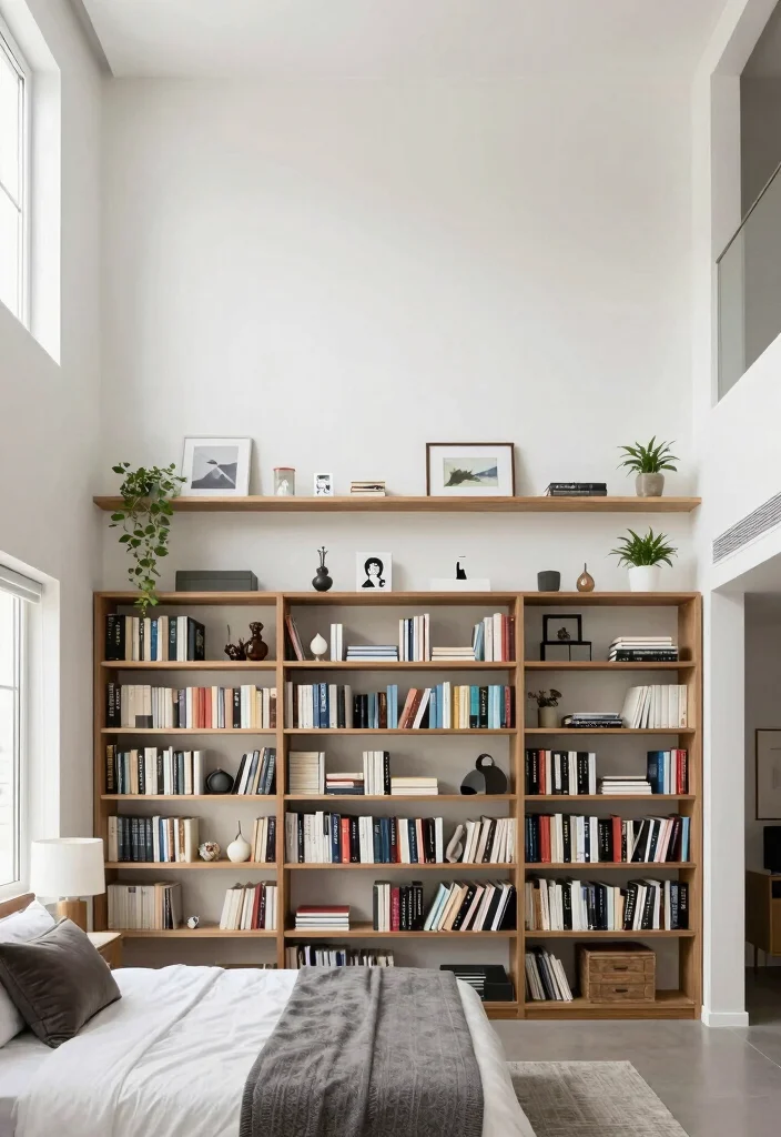 12 Spacious Bedroom Ideas for Open Relaxed Layouts 37 12 Spacious Bedroom Ideas for Open Relaxed Layouts 7. Utilize Vertical Space 0