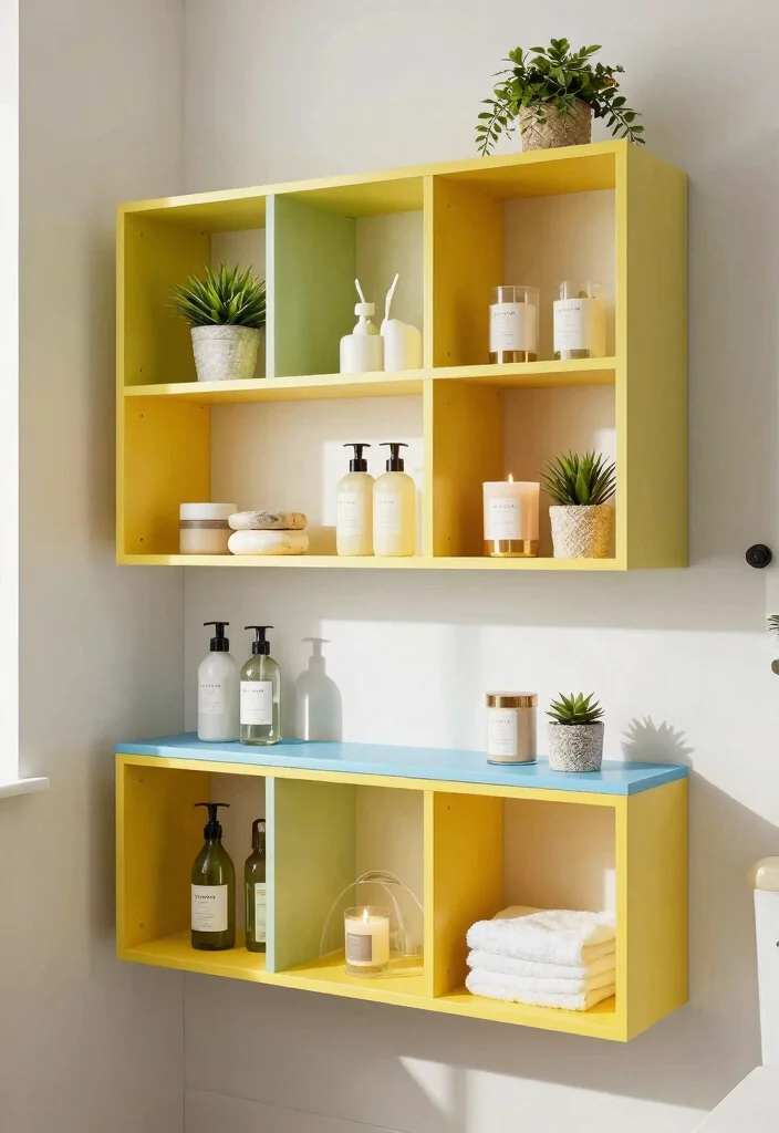 12 Wall Mounted Bathroom Shelving Ideas for Extra Storage 51 12 Wall Mounted Bathroom Shelving Ideas for Extra Storage 11. Modular Shelving Units 0