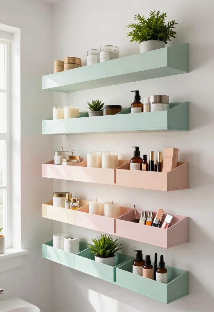 12 Wall Mounted Bathroom Shelving Ideas for Extra Storage 38 12 Wall Mounted Bathroom Shelving Ideas for Extra Storage 8. Open Box Shelves 0