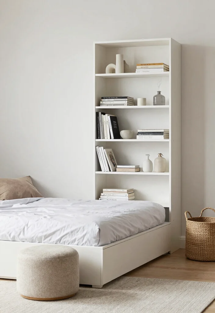 12 White Wall Bedroom Ideas for a Bright Airy Look 38 12 White Wall Bedroom Ideas for a Bright Airy Look 8. Incorporate Functional Storage 0