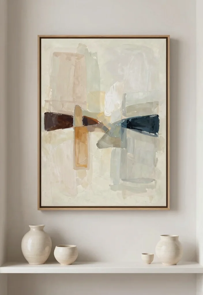14 Aesthetic Bathroom Decor Ideas with Soft Modern Vibes 11. Artistic Touches 0