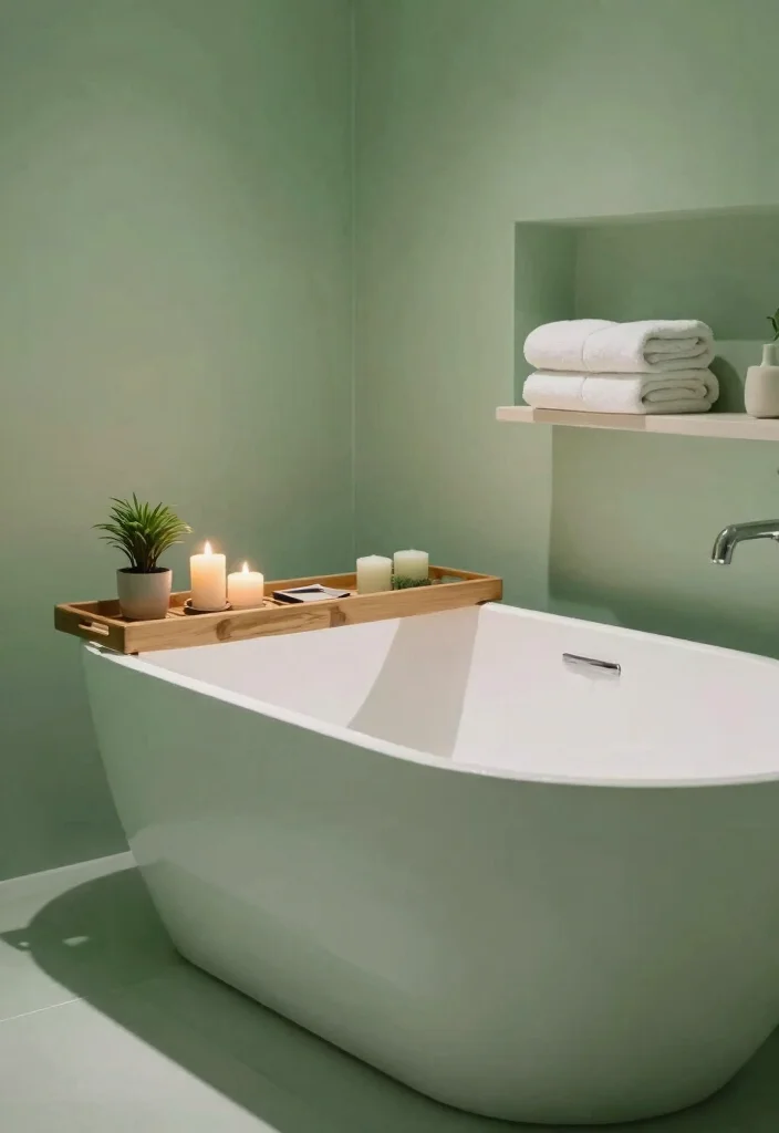 14 Aesthetic Bathroom Decor Ideas with Soft Modern Vibes 3. Spa Inspired Decor 0