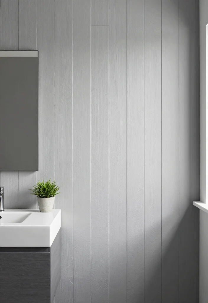 14 Aesthetic Bathroom Decor Ideas with Soft Modern Vibes 7. Textured Wall Treatments 0