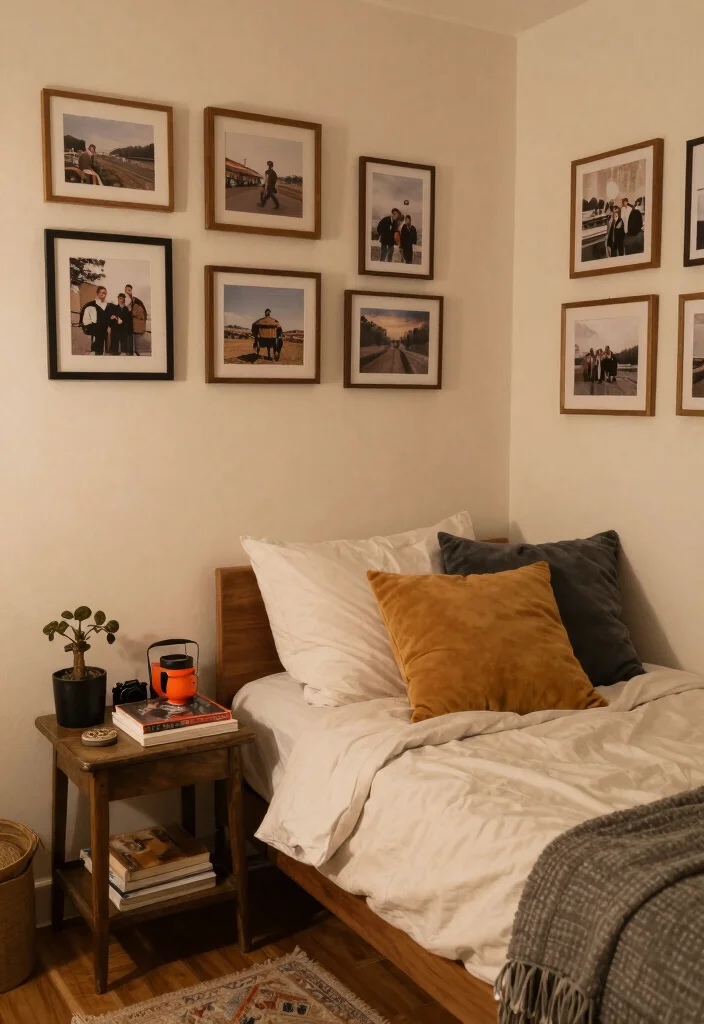 14 Bedroom Decor Ideas for Small Rooms That Feel Open 11. Personalize Your Space 0