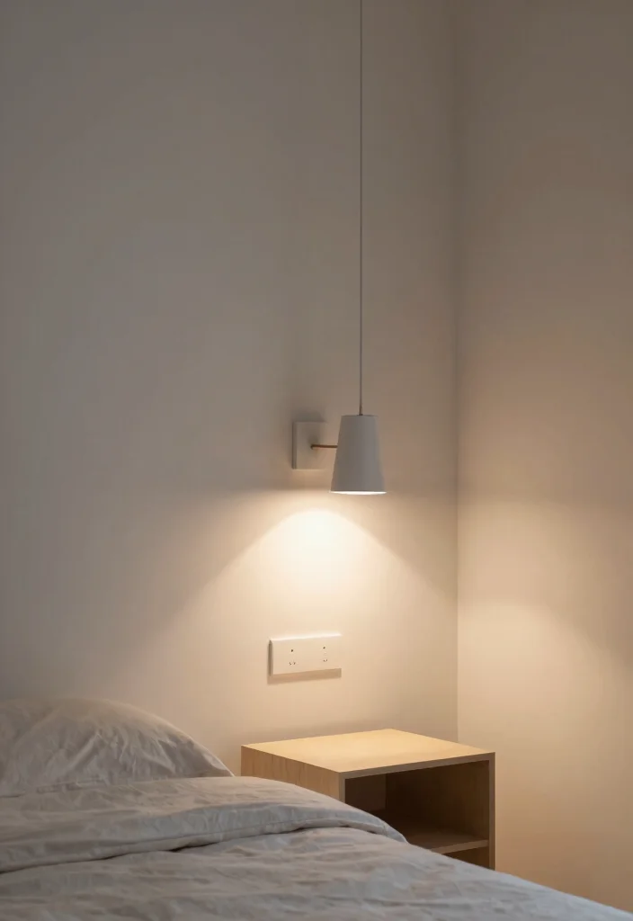 14 Bedroom Decor Ideas for Small Rooms That Feel Open 13. Install Wall Mounted Lighting 0