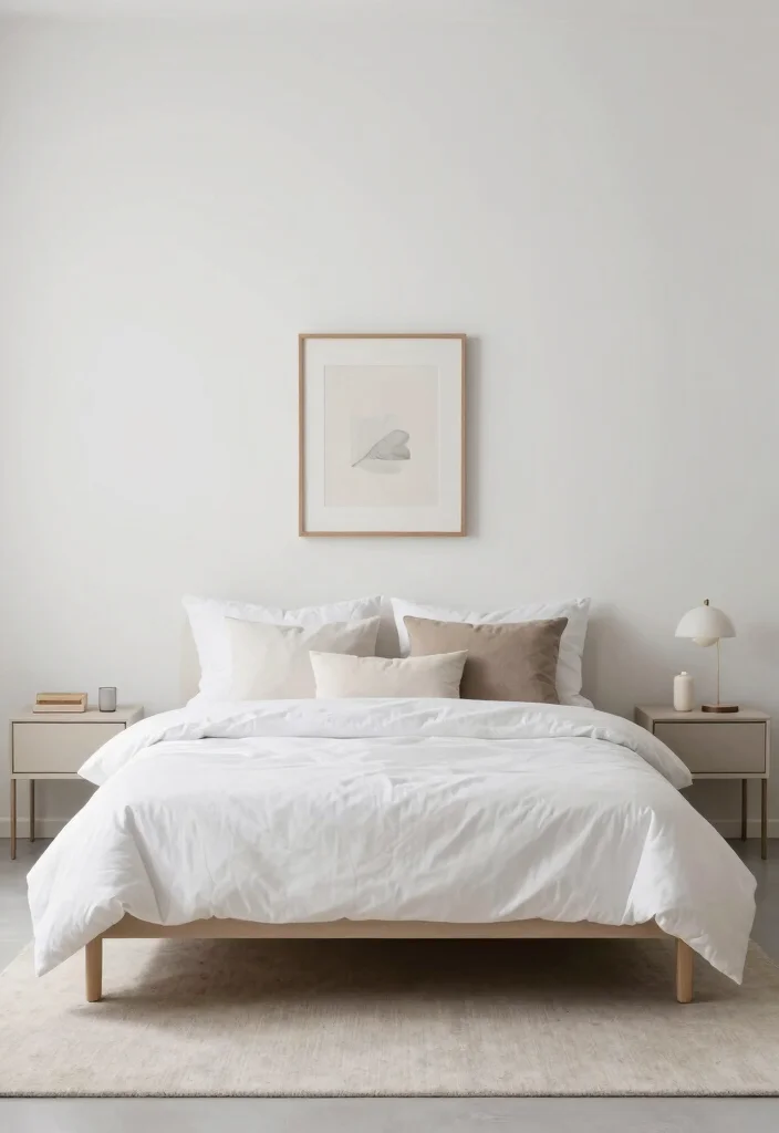 14 Bedroom Decor Ideas for Small Rooms That Feel Open 4. Keep it Minimalistic 0