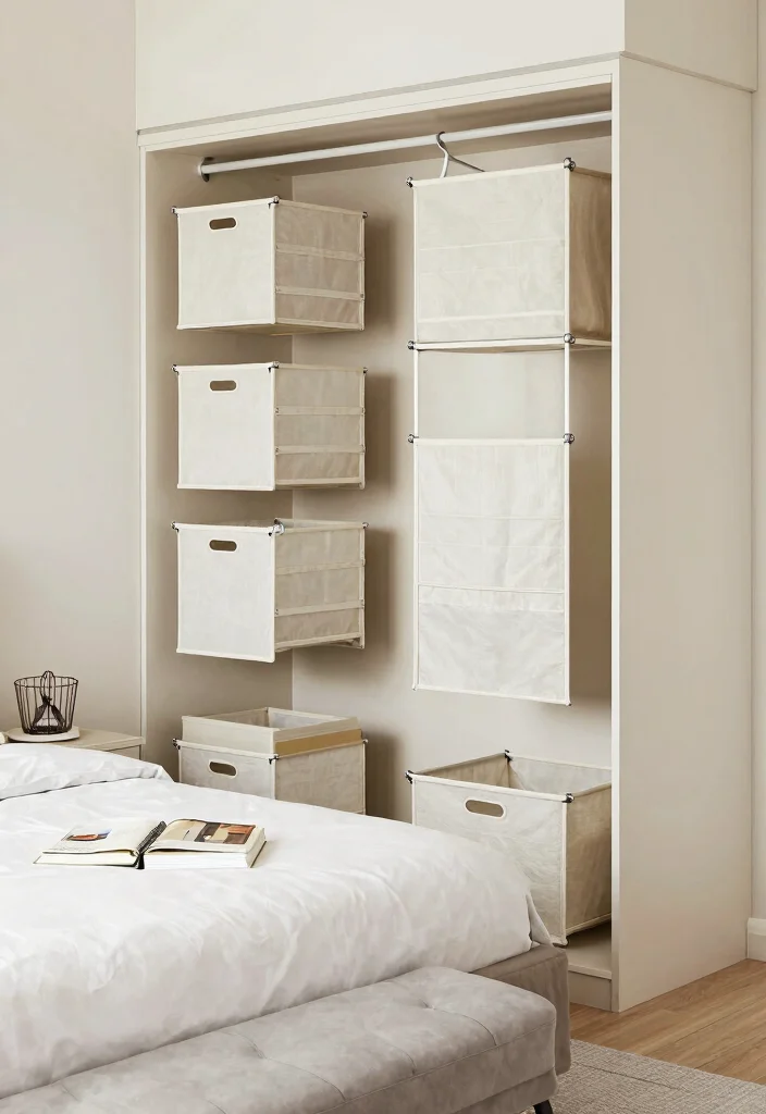 14 Bedroom Decor Ideas for Small Rooms That Feel Open 7. Implement Smart Storage Solutions 0