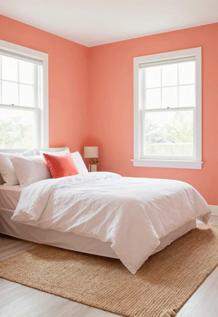 14 Bedroom Wall Paint Color Ideas for Modern Homes 51 14 Bedroom Wall Paint Color Ideas for Modern Homes 11. Soft Coral 0