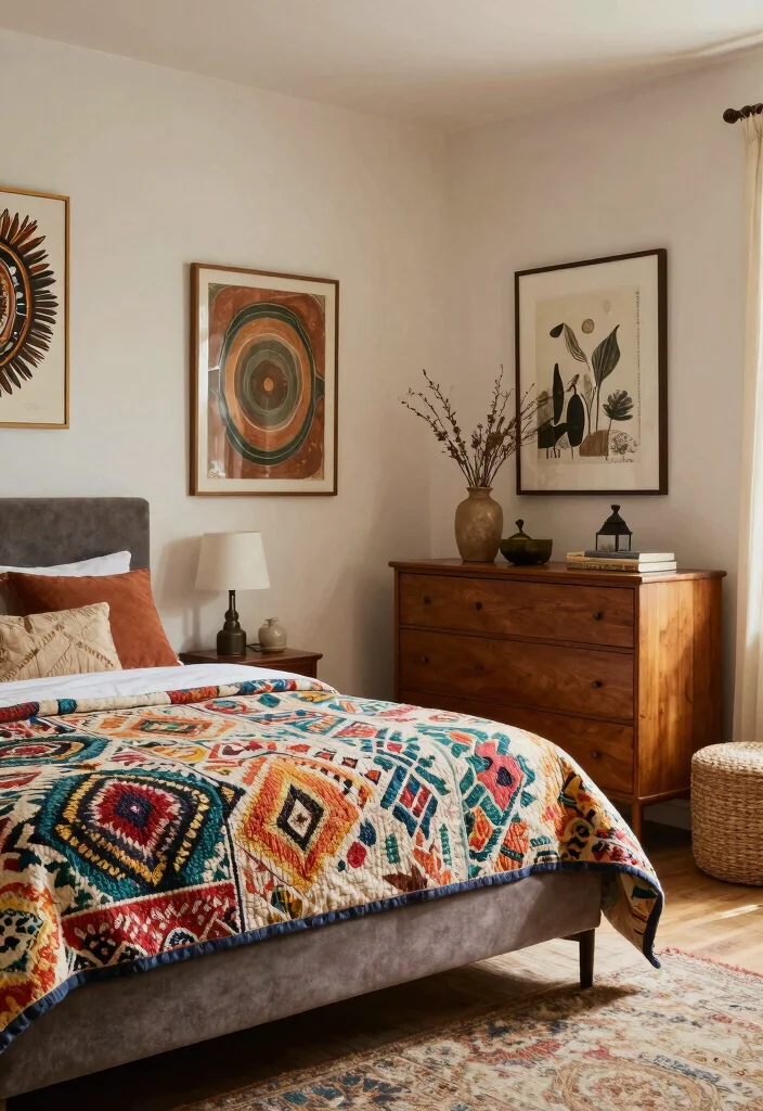 14 Boho Chic Bedroom Ideas with Texture and Personality 52 14 Boho Chic Bedroom Ideas with Texture and Personality 12. Mixing Styles 0