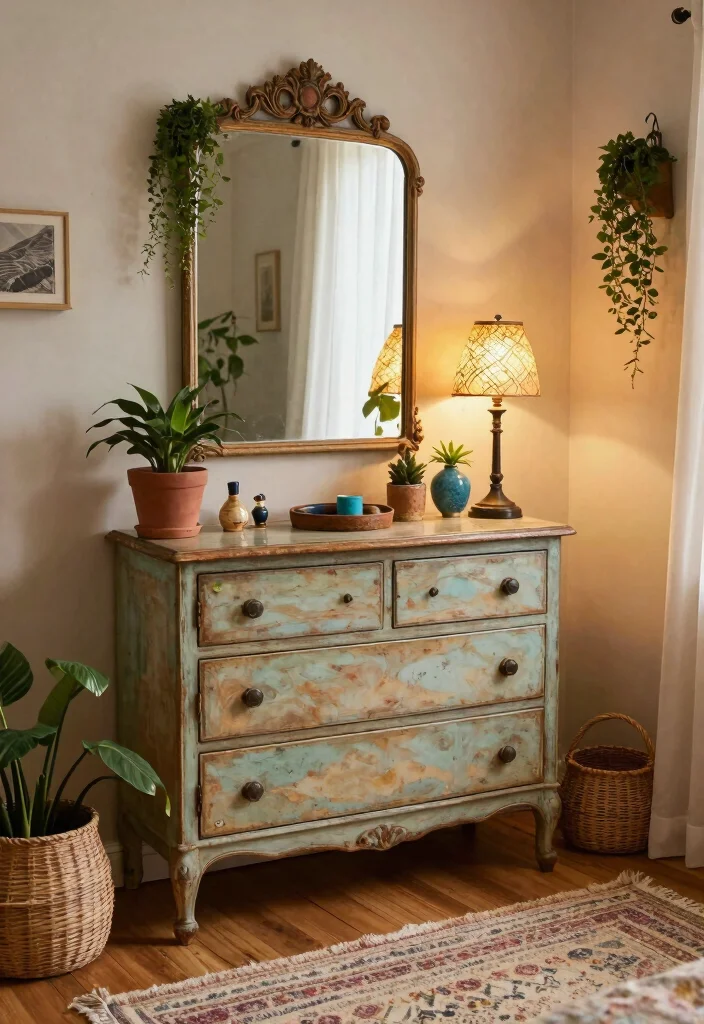14 Boho Chic Bedroom Ideas with Texture and Personality 37 14 Boho Chic Bedroom Ideas with Texture and Personality 7. Vintage Finds 0