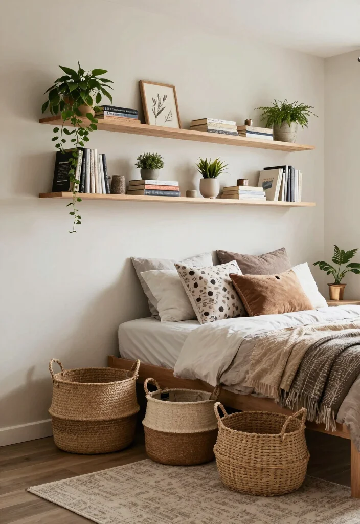 14 Cheap Bedroom Ideas That Still Look Beautiful 23 14 Cheap Bedroom Ideas That Still Look Beautiful 3. Creative Storage Solutions 0