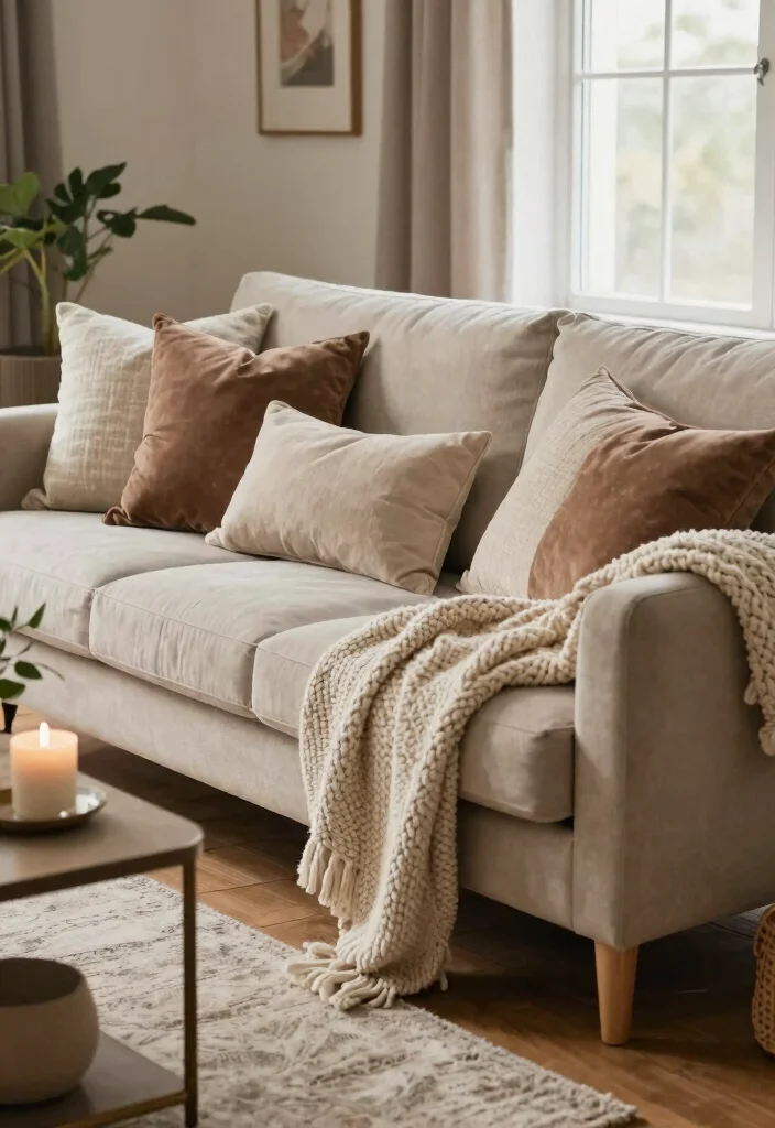14 Cozy Living Room Decor Ideas for Everyday Comfort 1. Layered Textures 0