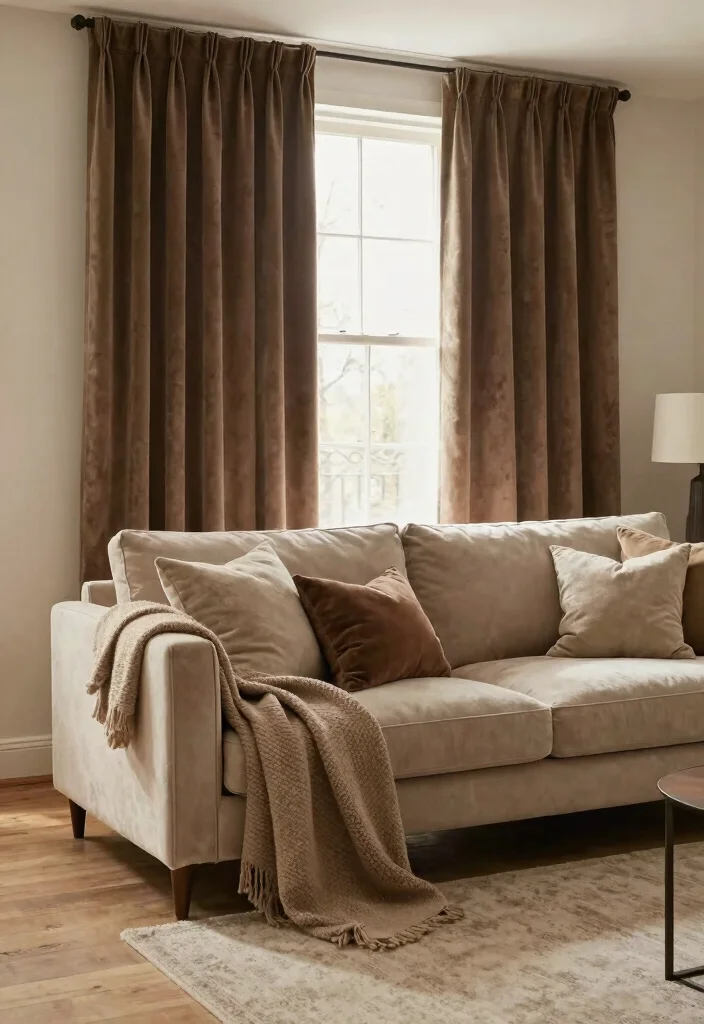 14 Cozy Living Room Decor Ideas for Everyday Comfort 4. Soft Furnishings for Layering 0