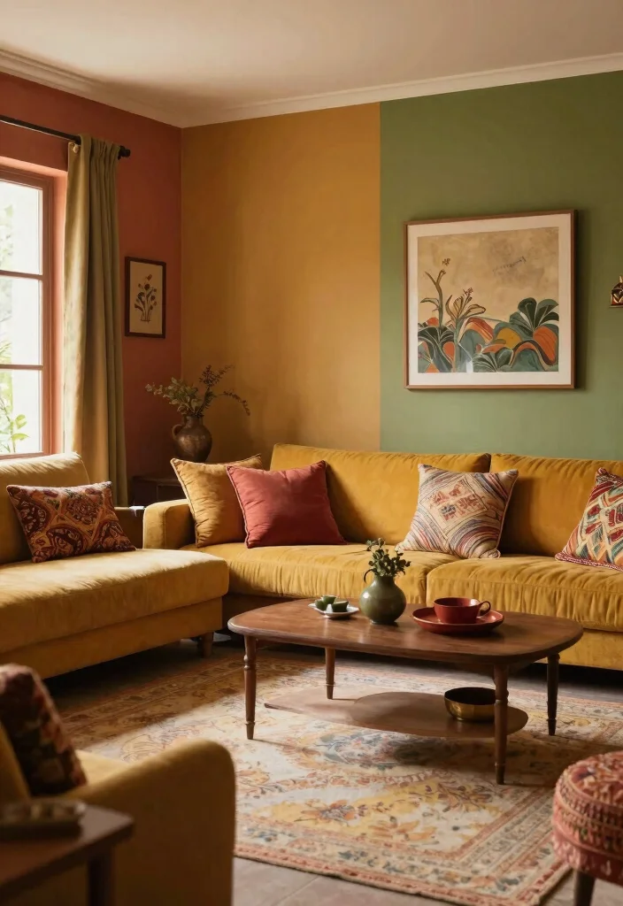 14 Indian Living Room Wall Color Ideas with Warm Tones Conclusion 0