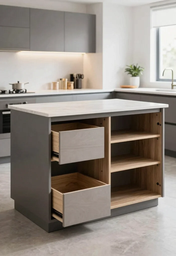 14 Kitchen Island Storage Layout Ideas for Better Function 13. Modular Design for Customization 0