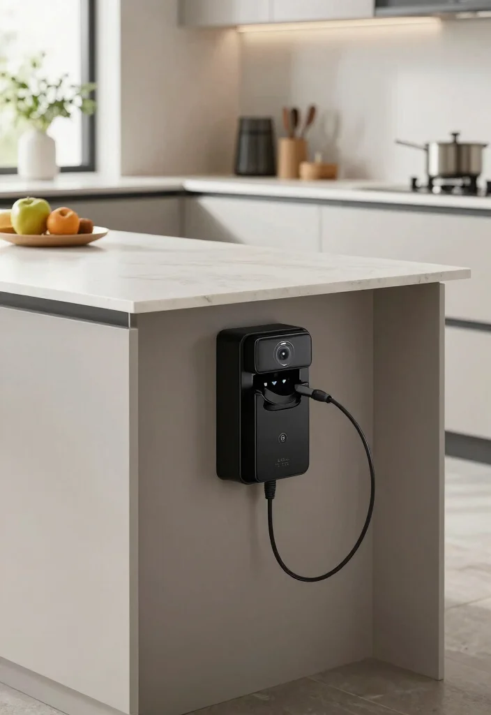 14 Kitchen Island Storage Layout Ideas for Better Function 14. Hidden Cables and Charging Stations 0