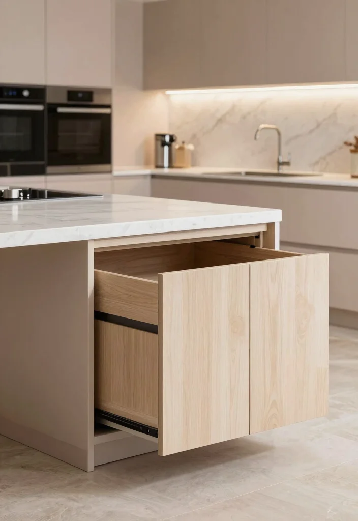 14 Kitchen Island Storage Layout Ideas for Better Function 4. Hidden Storage Solutions 0