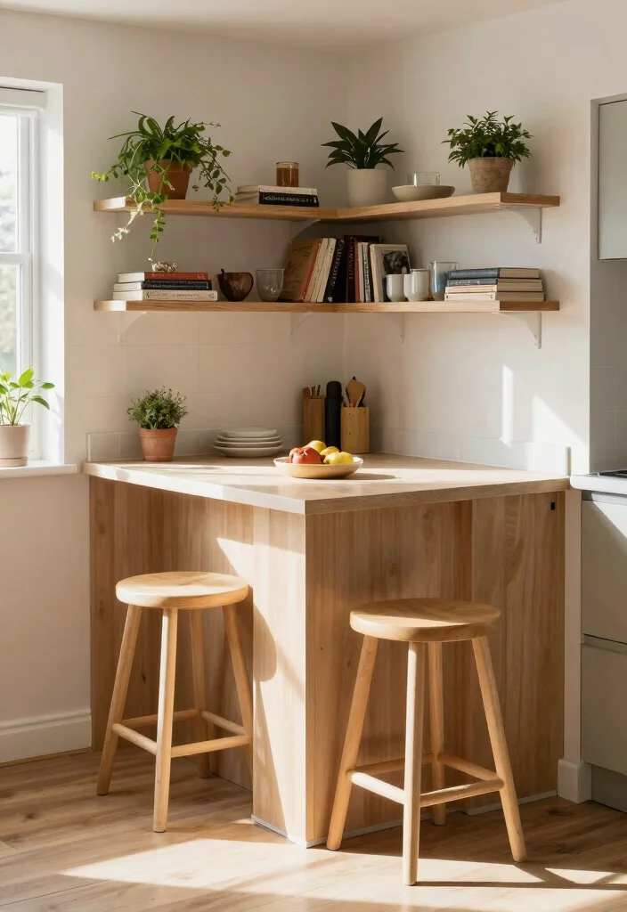 14 Kitchen Island Storage Layout Ideas for Better Function 6. Corner Island with Storage Nooks 0