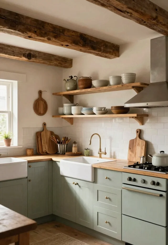 14 Kitchen Layout Ideas for Better Workflow 41 14 Kitchen Layout Ideas for Better Workflow 11. Rustic Kitchen Layout 0