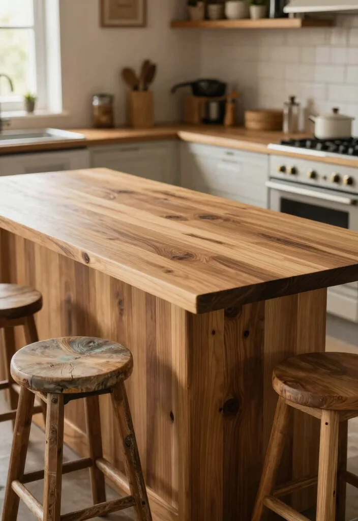 14 Kitchen Peninsula Ideas with Seating for Small Spaces 13. Eco Friendly Wood Peninsula 0