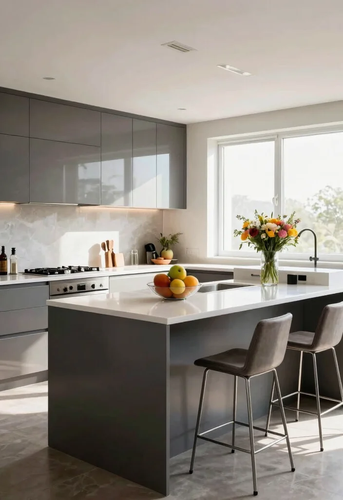 14 Kitchen Peninsula Ideas with Seating for Small Spaces 4. Dual Level Peninsula for Versatility 0