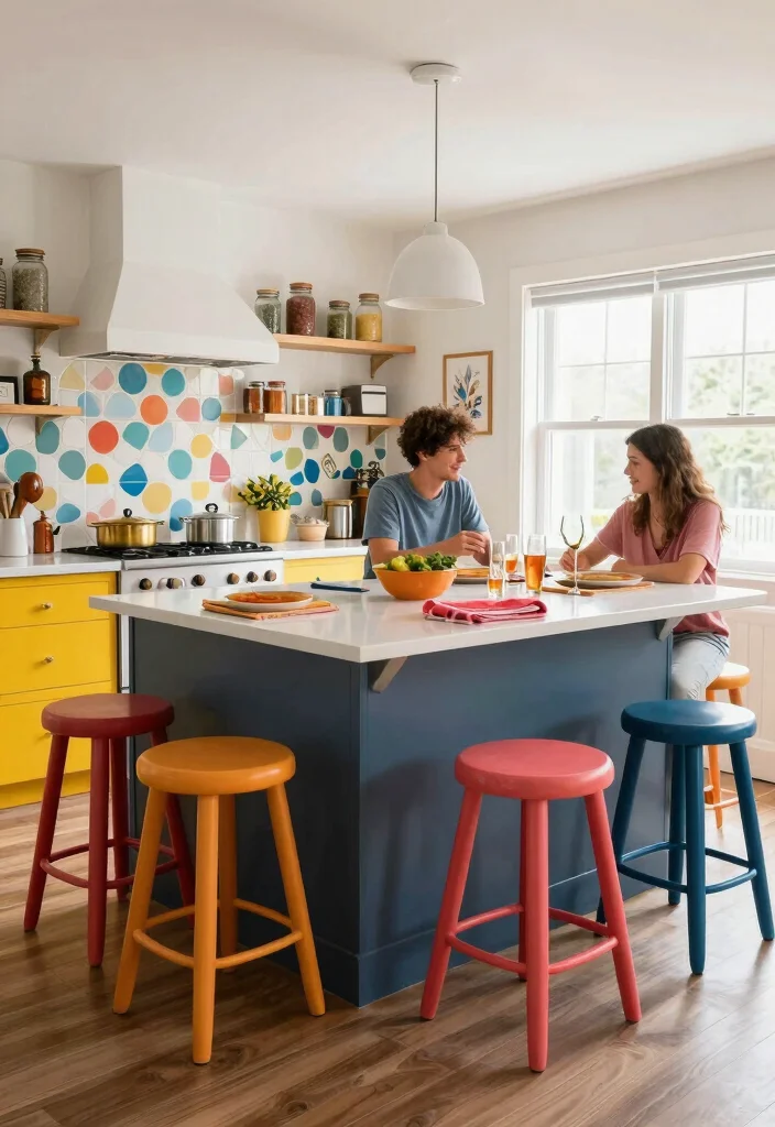 14 Kitchen Peninsula Ideas with Seating for Small Spaces 9. Elevated Bar Style Peninsula 0