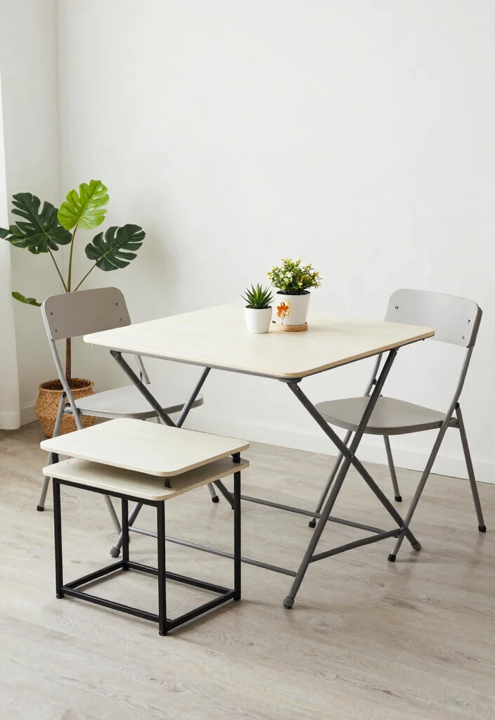 14 Living Room Addition Ideas to Expand Your Home 13 14 Living Room Addition Ideas to Expand Your Home 3. Folding Furniture Options 0