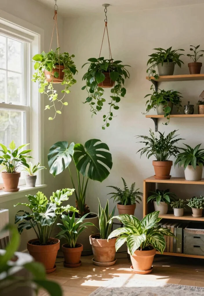 14 Living Room Extension Ideas to Add More Space 11. Greenery for Freshness 0