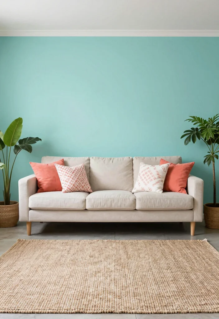 14 Living Room Paint Color Ideas to Refresh the Space 26 14 Living Room Paint Color Ideas to Refresh the Space 6. Tranquil Aqua 0